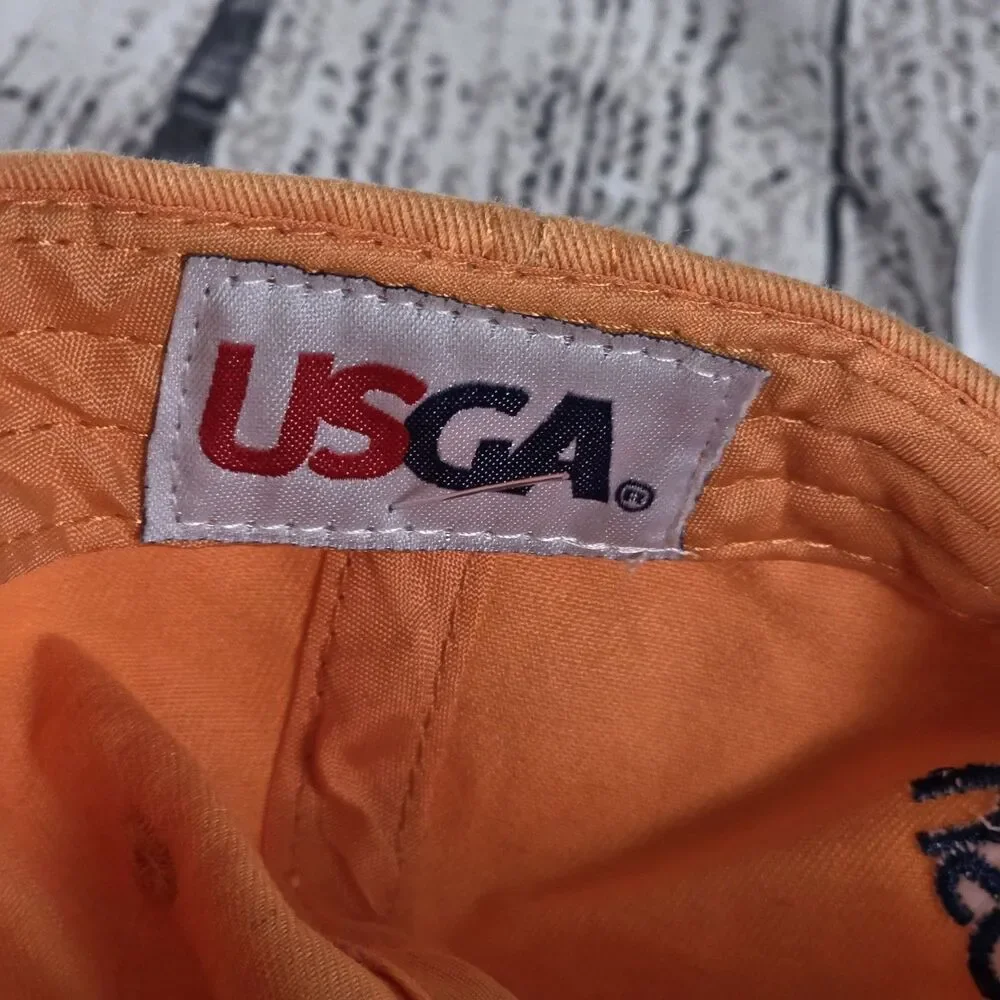 2015 U.S. Open Chambers Bay Adjustable Orange Golf Hat